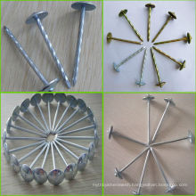 Hot sales! China YISHEN factory supply high quality galvanized umbrella head roofing nails